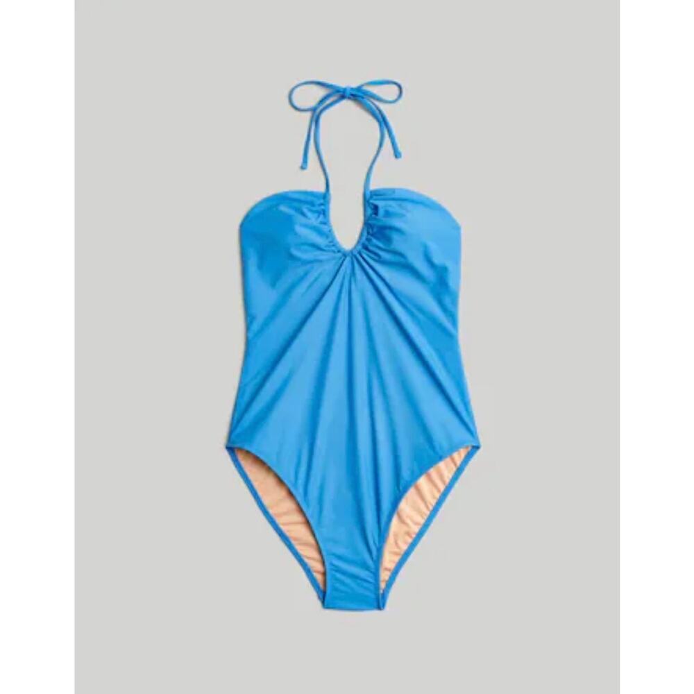 Madewell Halter String One-Piece Swimsuit